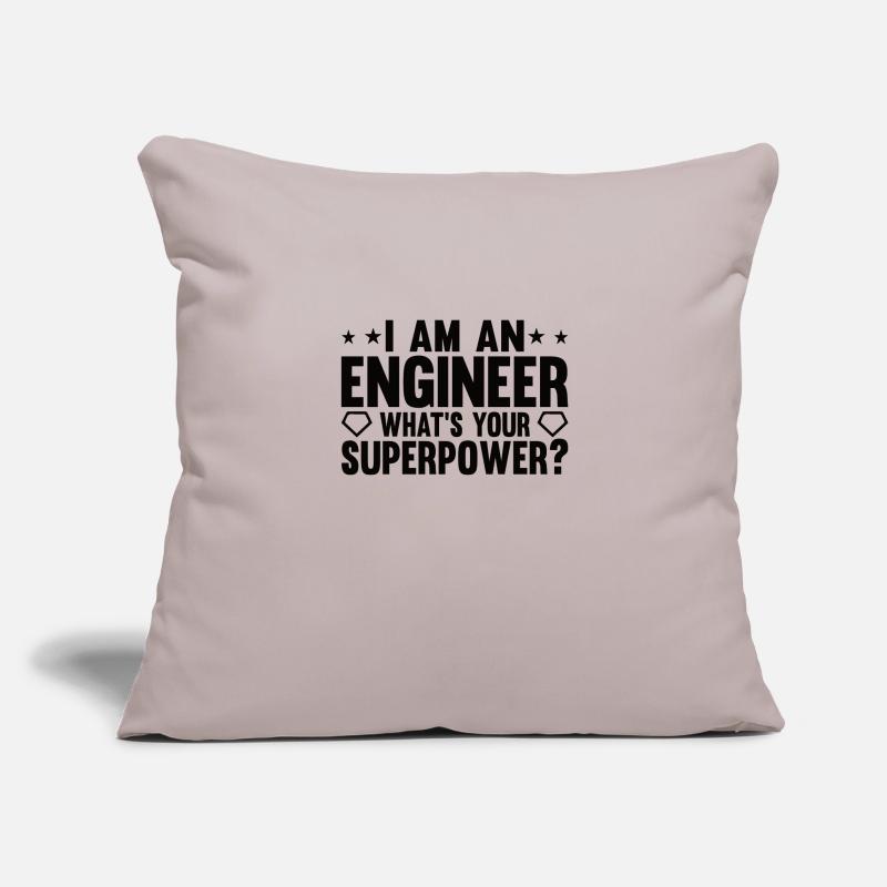 Engineer Brain Mechanical Engineering Electrical Engineering Math Sofa pillowcase 17,3'' x 17,3'' (45 x 45 cm)