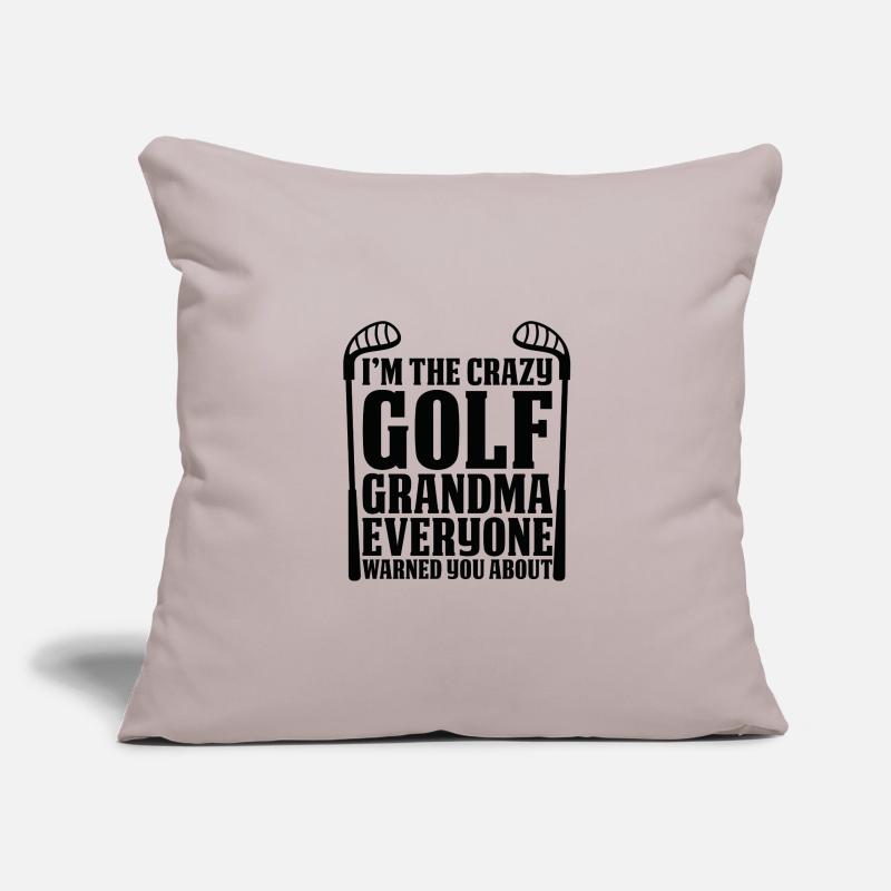 Die Golf Oma Grossmutter Sofakissenbezug 45 x 45 cm