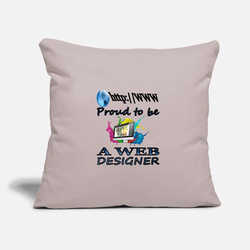 I'm a web designer web developer gift idea Sofa pillowcase 17,3'' x 17,3'' (45 x 45 cm)