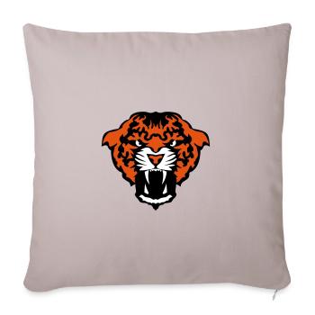 leopards animal sauvage 28012 - Housse de coussin décorative 45 x 45 cm - taupe clair - Devant