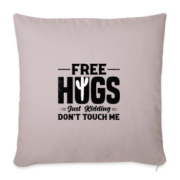 Cactus Fucculent Cactus Garden Cactus Plants - Sofa pillowcase 17,3'' x 17,3'' (45 x 45 cm) - light taupe - Front