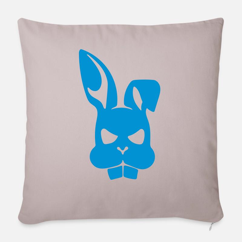 Bad rabbit - Sofa pillowcase 17,3'' x 17,3'' (45 x 45 cm) - light taupe