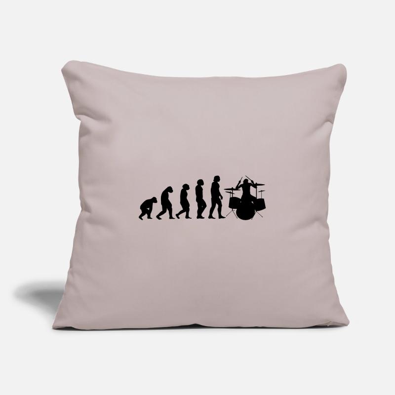 Drums drummer Evolution II Sofa pillowcase 17,3'' x 17,3'' (45 x 45 cm)