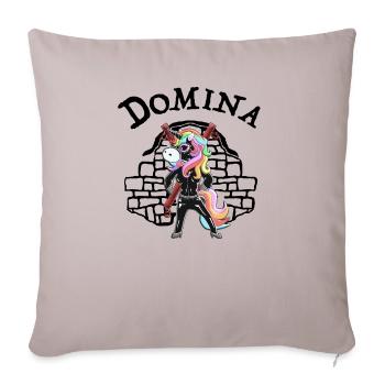 Domina Herrin - Sofakissenbezug 45 x 45 cm - helles Taupe - Vorne