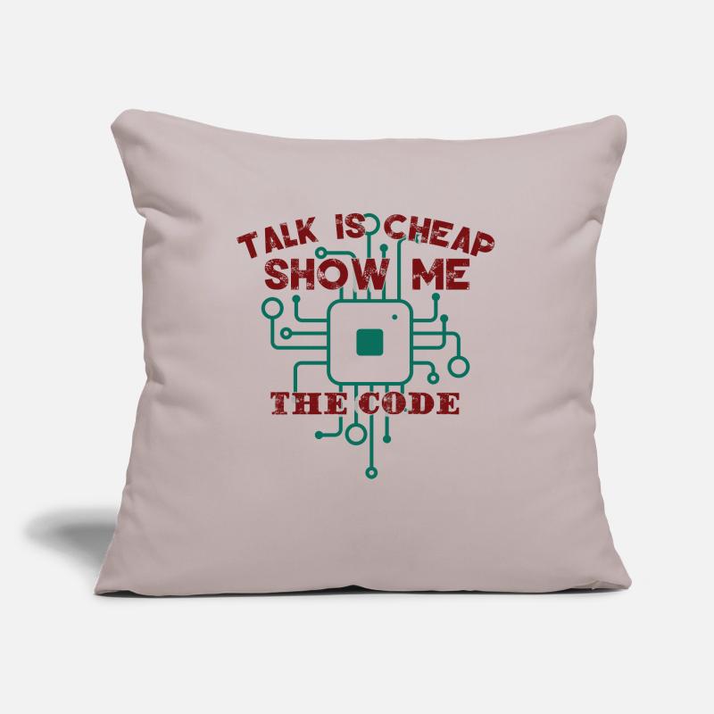 Funny Coder Quote Programming Programmer Sofa pillowcase 17,3'' x 17,3'' (45 x 45 cm)