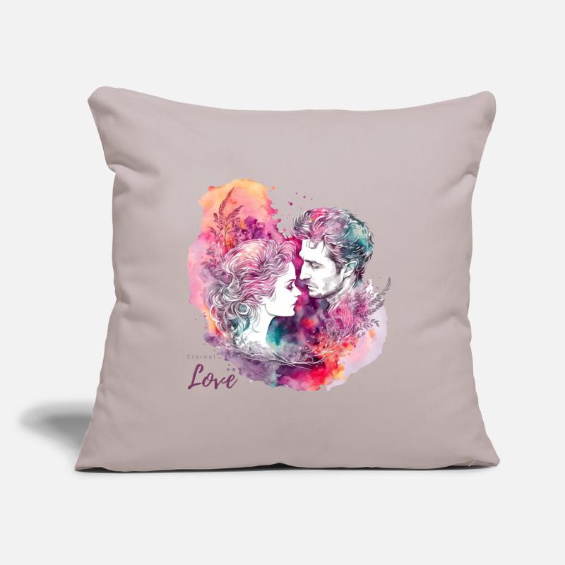 Saint-Valentin | Amour éternel | Amour éternel Housse de coussin décorative 45 x 45 cm