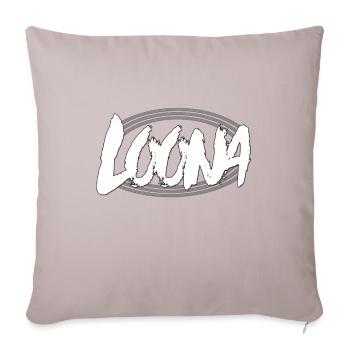 Loona - Housse de coussin décorative 45 x 45 cm - taupe clair - Devant