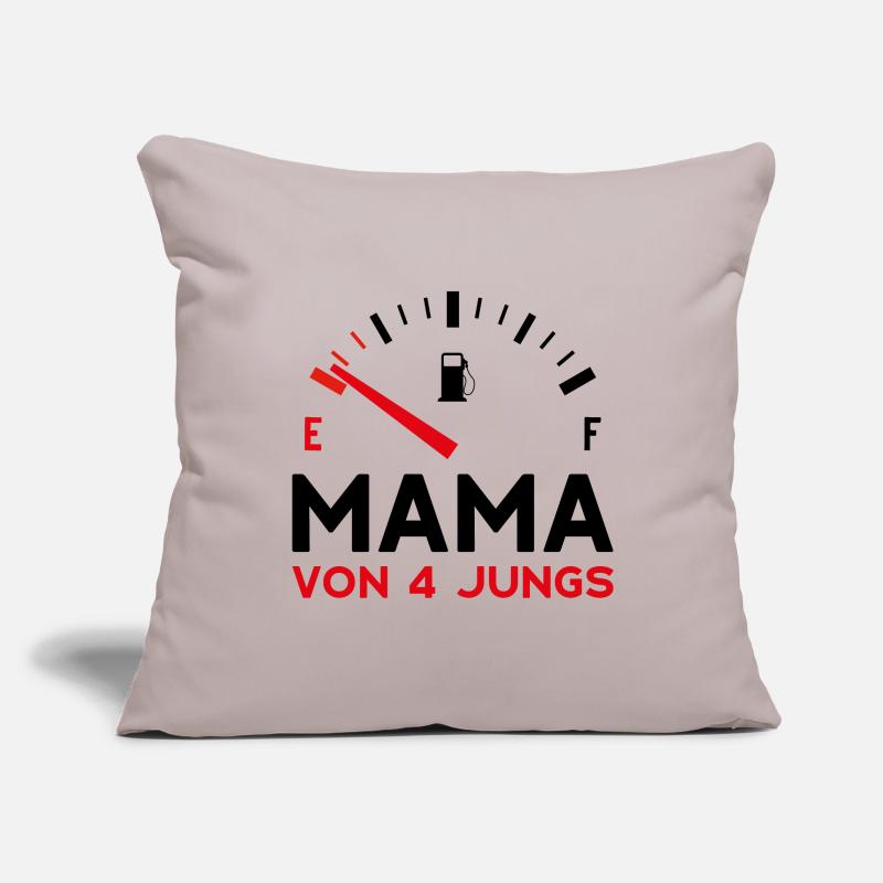 MAMA 4 SÖHNE MUTTERTAG MUTTER VIER JUNGEN Sofakissenbezug 45 x 45 cm