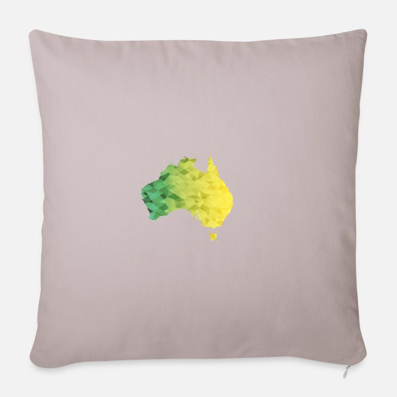 Australia Polygon - Sofa pillowcase 17,3'' x 17,3'' (45 x 45 cm) - light taupe