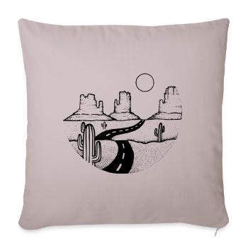 Grand Canyon - Housse de coussin décorative 45 x 45 cm - taupe clair - Devant