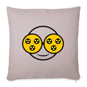 Blinded by coolness | Blinde Blind Man - Sofa pillowcase 17,3'' x 17,3'' (45 x 45 cm) - light taupe - Front
