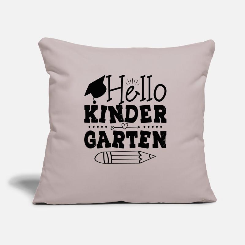 Hello Kindergarten Sofa pillowcase 17,3'' x 17,3'' (45 x 45 cm)