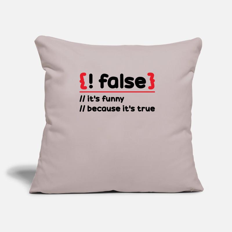 Programmeur Programmation Logiciel Codage Codeur Housse de coussin décorative 45 x 45 cm