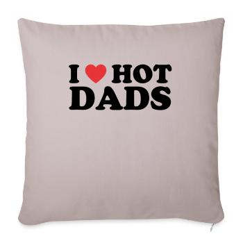 Hot Daddy's Love - Sofa pillowcase 17,3'' x 17,3'' (45 x 45 cm) - light taupe - Front