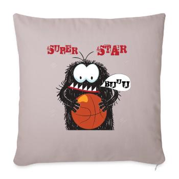 Basketball - Sofakissenbezug 45 x 45 cm - helles Taupe - Vorne