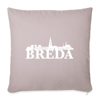 Breda Netherlands skyline gift idea - Sofa pillowcase 17,3'' x 17,3'' (45 x 45 cm) - light taupe - Front