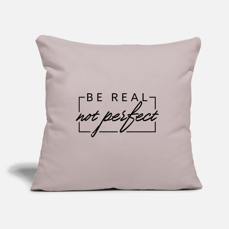 BE REAL not perfect Sofakissenbezug 45 x 45 cm