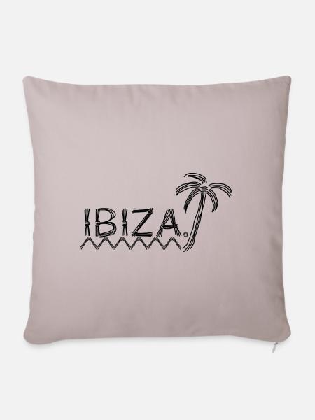 Ibiza - Sofakissenbezug 45 x 45 cm - helles Taupe