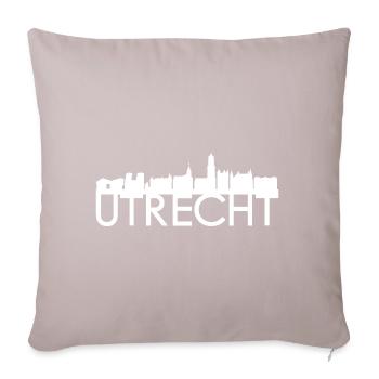 Utrecht Netherlands skyline gift idea - Sofa pillowcase 17,3'' x 17,3'' (45 x 45 cm) - light taupe - Front