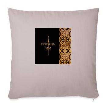 eIRE1916 - Sofakissenbezug 45 x 45 cm - helles Taupe - Vorne
