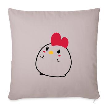 chick - Sofa pillowcase 17,3'' x 17,3'' (45 x 45 cm) - light taupe - Front