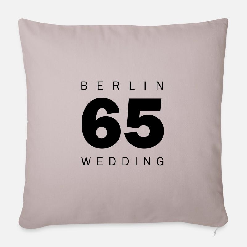 Wedding - Sofakissenbezug 45 x 45 cm - helles Taupe