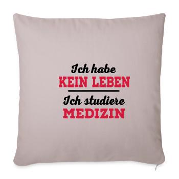 Medizin - Sofakissenbezug 45 x 45 cm - helles Taupe - Vorne