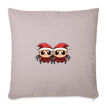 Tarantula Weihnachten Team - Sofakissenbezug 45 x 45 cm - helles Taupe - Vorne