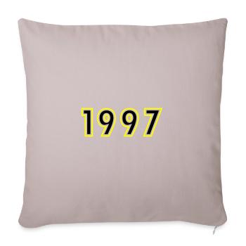 1997 Year Birthday - Sofa pillowcase 17,3'' x 17,3'' (45 x 45 cm) - light taupe - Front