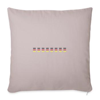Germany Line - Sofa pillowcase 17,3'' x 17,3'' (45 x 45 cm) - light taupe - Front