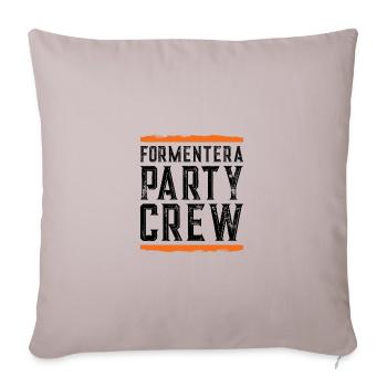 Équipe de Formentera Party - Housse de coussin décorative 45 x 45 cm - taupe clair - Devant