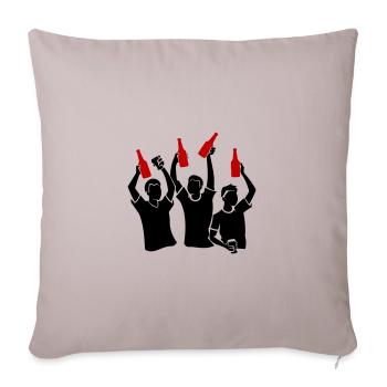 Bachelor Party Team - Sofa pillowcase 17,3'' x 17,3'' (45 x 45 cm) - light taupe - Front