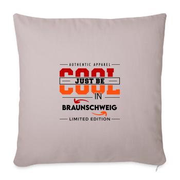Braunschweig Meine Stadt Cool I Love Reise Tour - Sofakissenbezug 45 x 45 cm - helles Taupe - Vorne