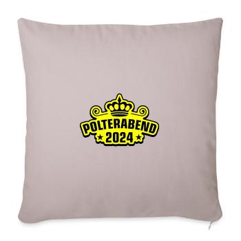 Bachelor Party 2024 - Sofa pillowcase 17,3'' x 17,3'' (45 x 45 cm) - light taupe - Front