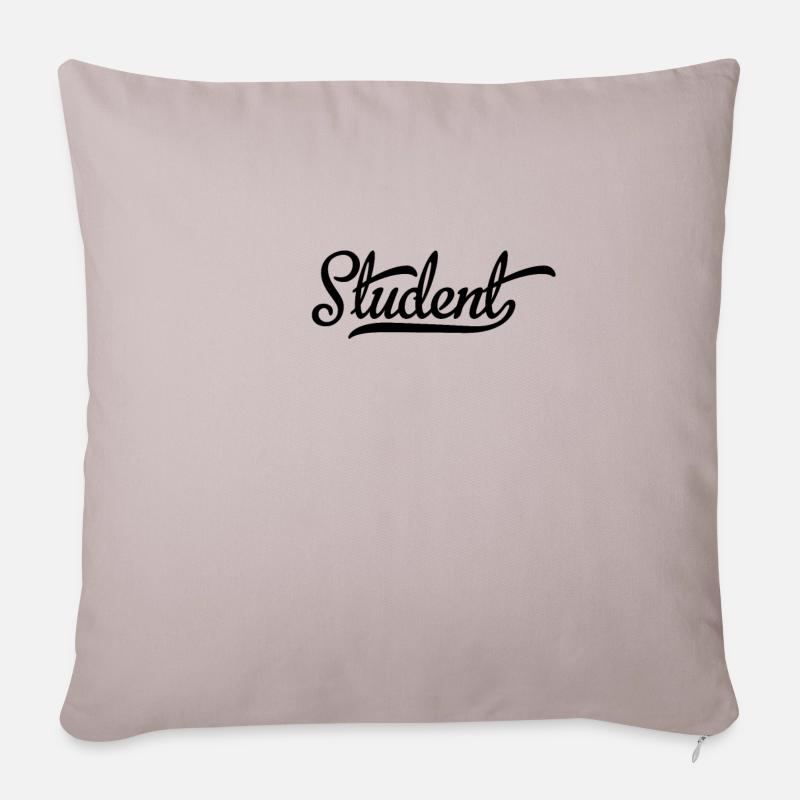 Student - Sofakissenbezug 45 x 45 cm - helles Taupe