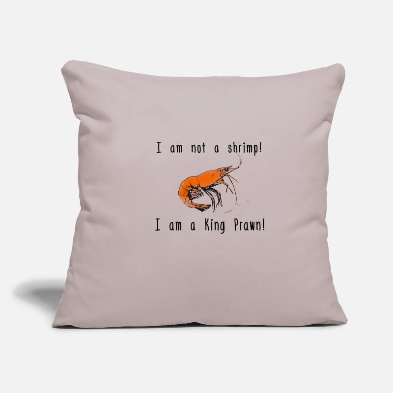 Shrimp oder King Prawn Sofakissenbezug 45 x 45 cm