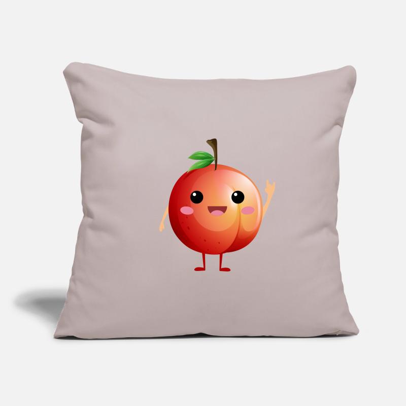 Funny Fruit Dance Peach Dancing Fruit Lover Sofa pillowcase 17,3'' x 17,3'' (45 x 45 cm)
