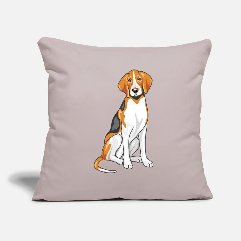 Sitting foxhound Sofa pillowcase 17,3'' x 17,3'' (45 x 45 cm)