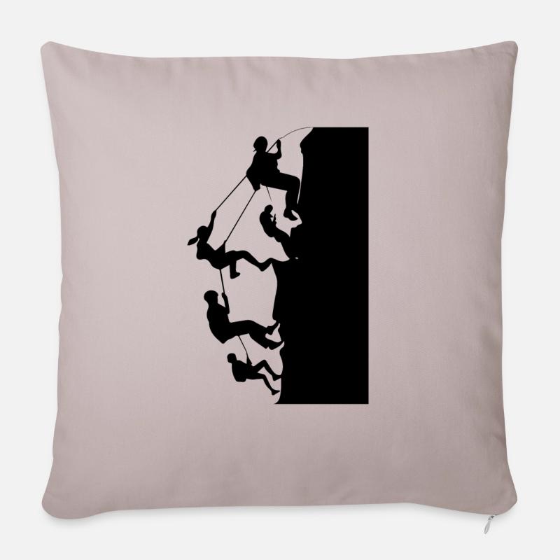 Climbing - Sofakissenbezug 45 x 45 cm - helles Taupe