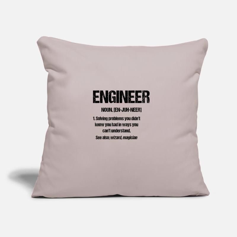 Engineer Lustig Engineering Degree Sofa pillowcase 17,3'' x 17,3'' (45 x 45 cm)
