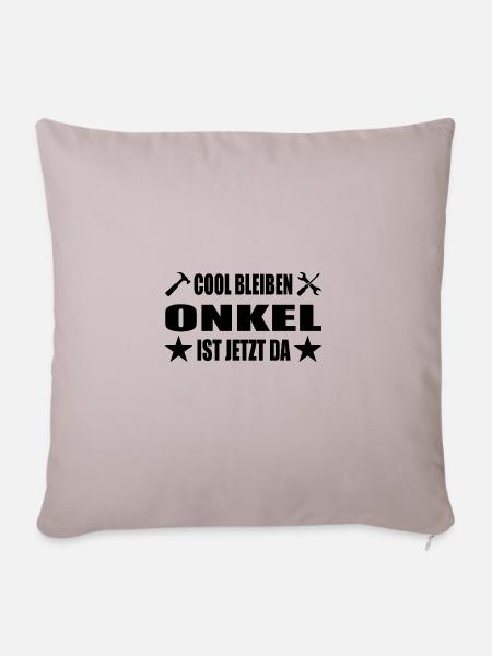 Onkel - Sofakissenbezug 45 x 45 cm - helles Taupe