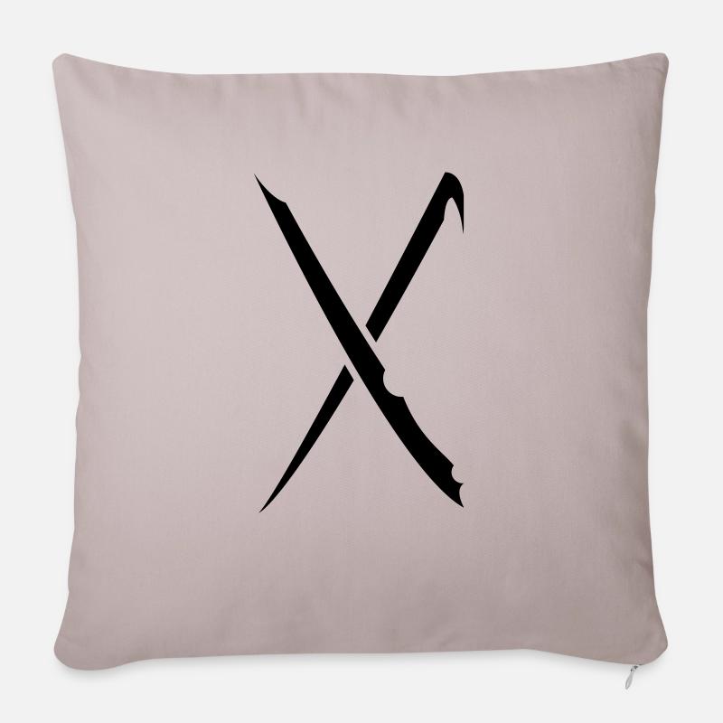 gebo - Housse de coussin décorative 45 x 45 cm - taupe clair