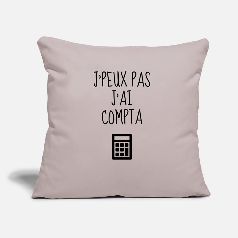 comptable / comptabilité / compter / chiffre Housse de coussin décorative 45 x 45 cm