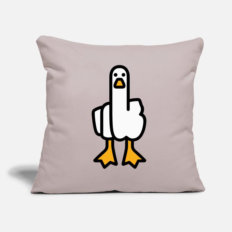 Oie de déclaration Housse de coussin décorative 45 x 45 cm