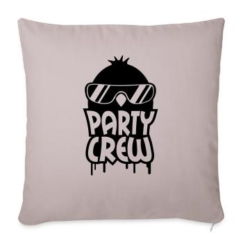 Cool Party Crew Penguin - Sofa pillowcase 17,3'' x 17,3'' (45 x 45 cm) - light taupe - Front