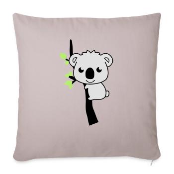 sweet_koala_002 - Housse de coussin décorative 45 x 45 cm - taupe clair - Devant