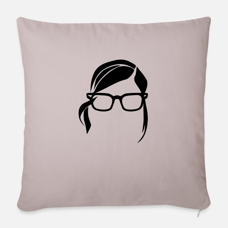 Hipster - Sofa pillowcase 17,3'' x 17,3'' (45 x 45 cm) - light taupe