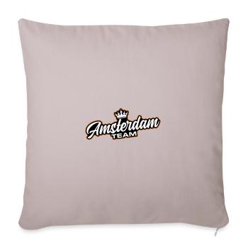 Amsterdam Team - Sofa pillowcase 17,3'' x 17,3'' (45 x 45 cm) - light taupe - Front