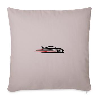 Car Racing Car Turbo - Sofa pillowcase 17,3'' x 17,3'' (45 x 45 cm) - light taupe - Front