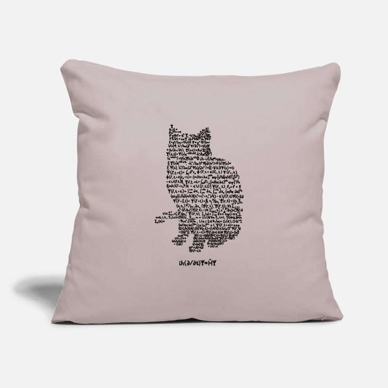 Cat Professor Gift Physics School Atom Sofa pillowcase 17,3'' x 17,3'' (45 x 45 cm)